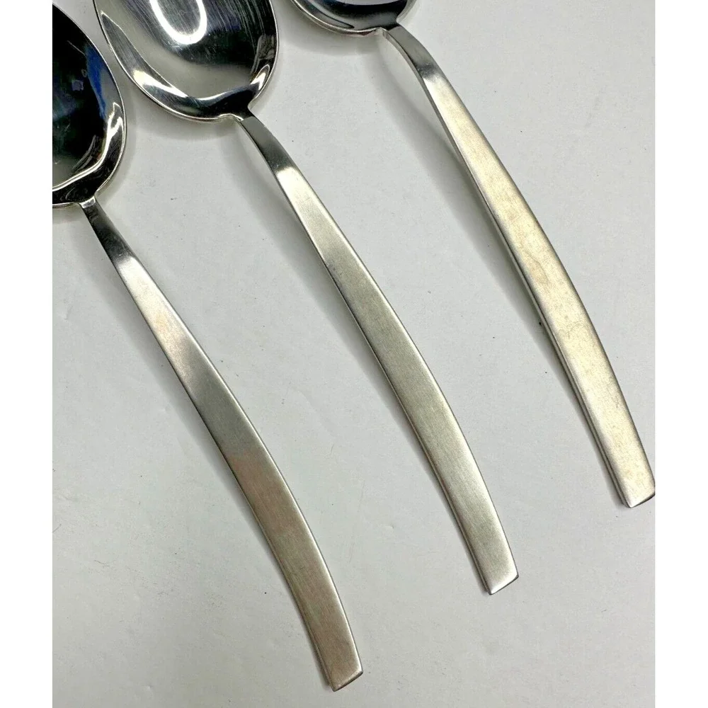 New Wave by Myco Stainless Flatware Replacement set 3 Spoons